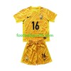 Tenue France Mike Maignan 16 Gardien Enfant Domicile UEFA Euro 2024 Maillot de Foot